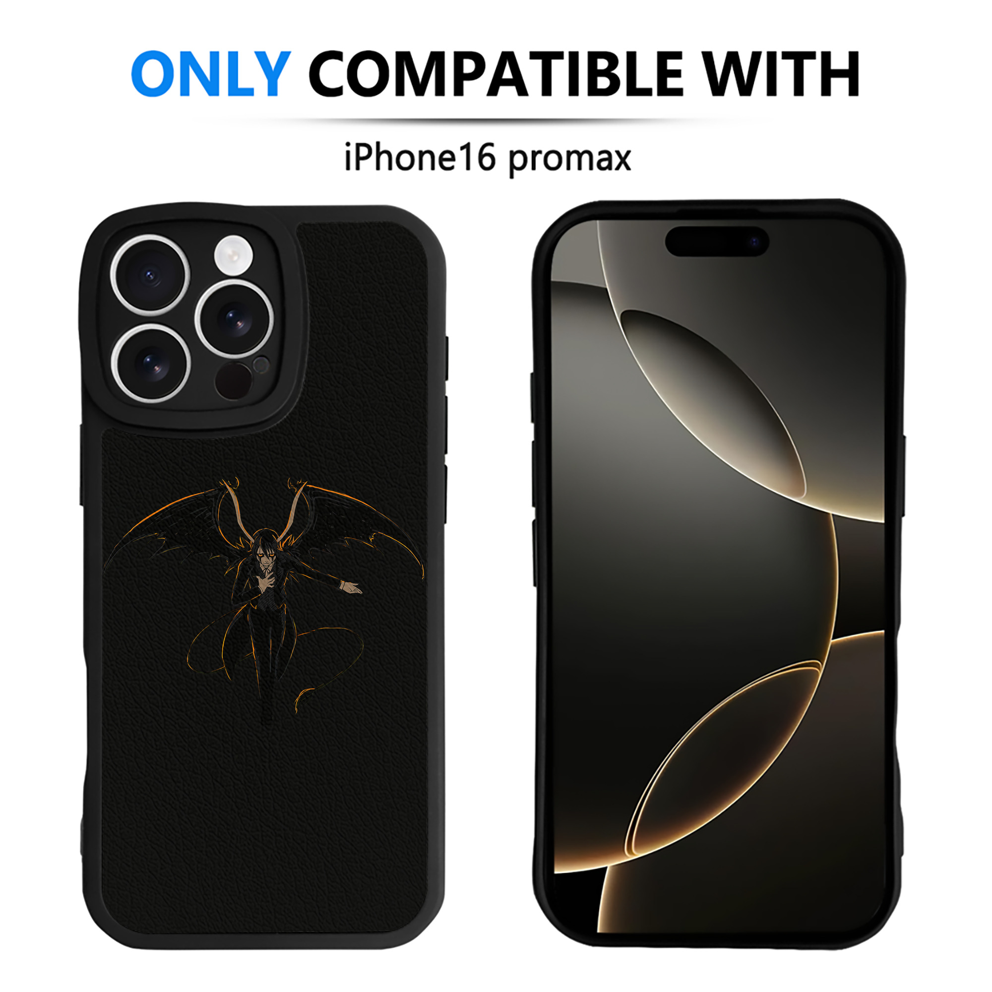（画像用） ブリーチ ウルキオラ·シファー BLEACH Ulquiorra cifer 【iPhone 16シリーズ対応】シリコンスマホケース（レザー調） 材質：シリコン